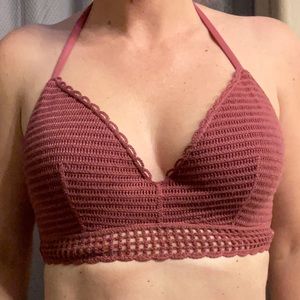 Shade & Shore knit bikini top